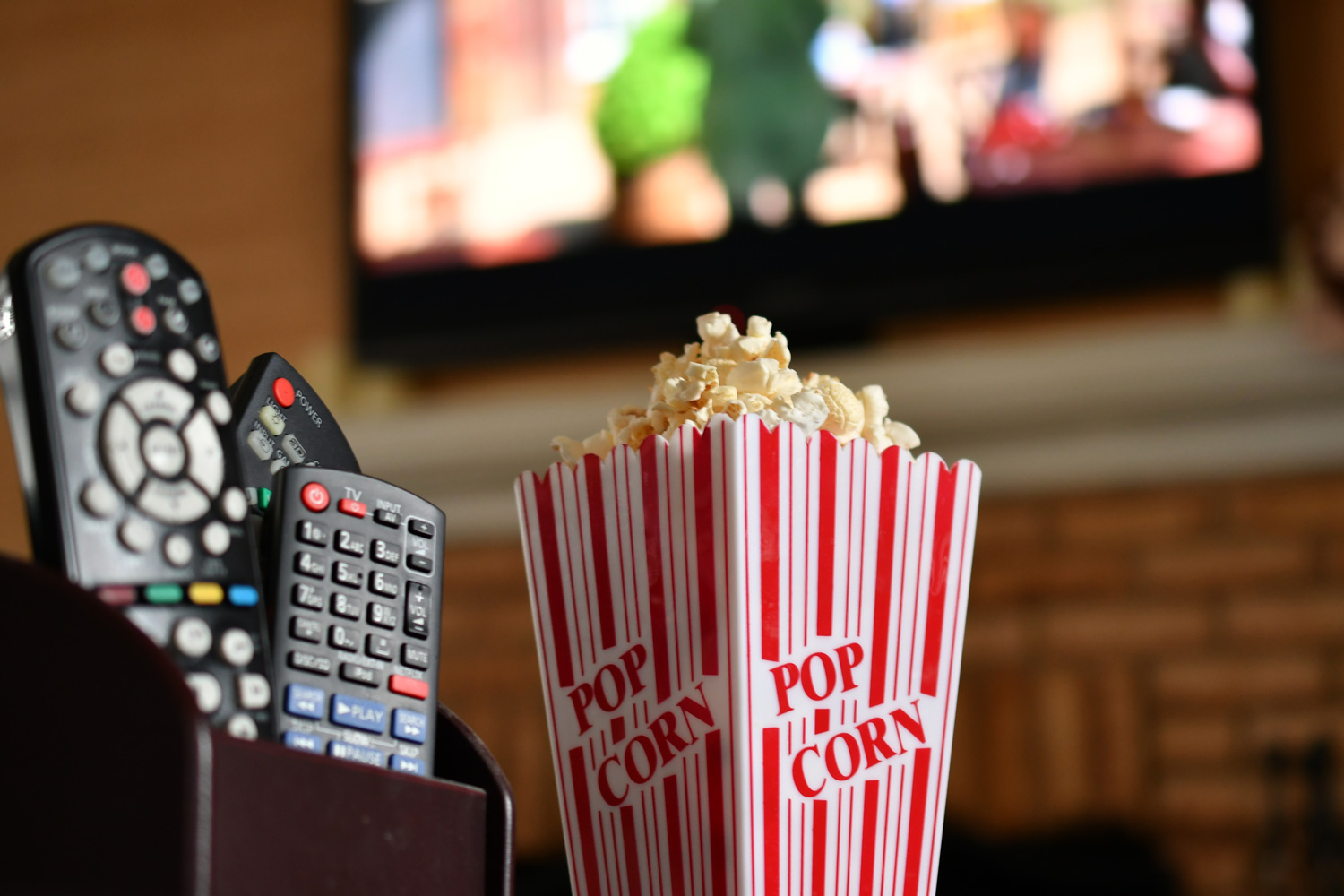 Serie tv e pop corn